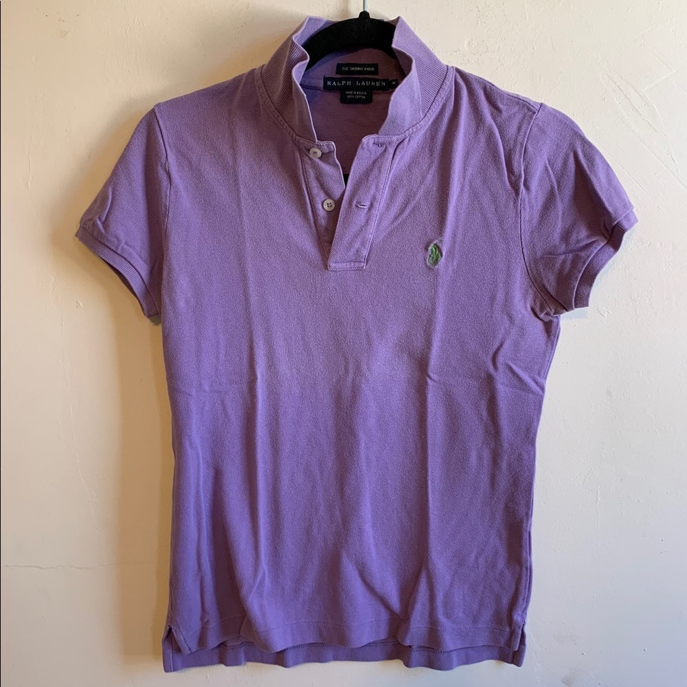 Purple Skinny Ralph Lauren Polo